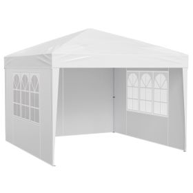 VEVOR Pop Up Canopy 10 x 10 FT Pop Up Gazebo Tent with 3 Sidewalls & 2 Windows